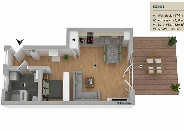 Nordlicht - Modernes, Haustierfreundliches Für 4 Personen * Malchow (Mecklenburg-Vorpommern)